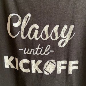 Maurices XL Ladies Black T-shirt Football